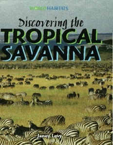 Discovering the Tropical Savanna