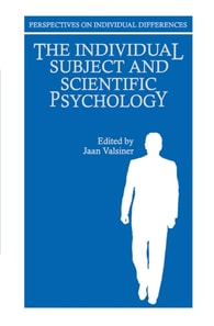 Individual Subject and Scientific Psychology