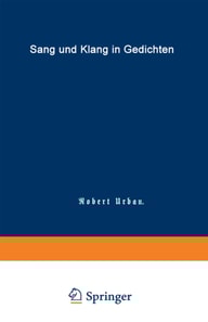 Sang und Klang in Gedichten