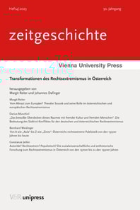 Transformationen des Rechtsextremismus in Österreich