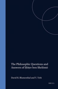 Philosophic Questions and Answers of Hoter ben Shelomo