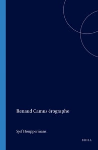 Renaud Camus erographe