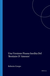Una versione Pisana inedita del 'Bestiaire d'Amours'