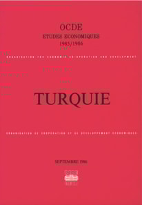 Etudes economiques de l'OCDE : Turquie 1986