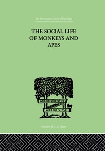 Social Life Of Monkeys And Apes