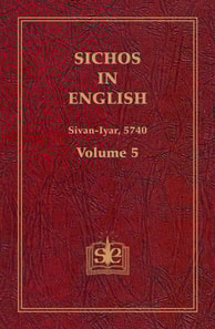 Sichos In English, Volume 5: Shvat-Iyar 5740