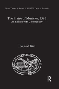 Praise of Musicke, 1586