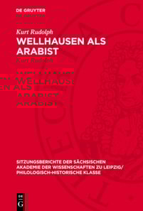 Wellhausen als Arabist