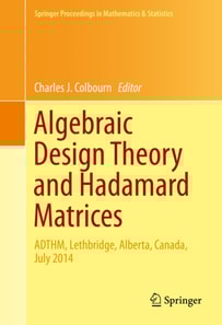 Algebraic Design Theory and Hadamard Matrices