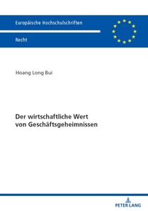 Der wirtschaftliche Wert von Geschaeftsgeheimnissen
