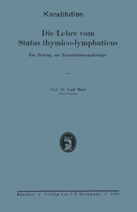 Die Lehre vom Status thymico-lymphaticus