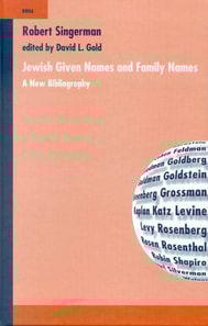 Jewish given Names and Family Names