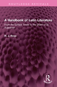 Handbook of Latin Literature