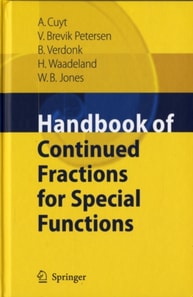 Handbook of Continued Fractions for Special Functions