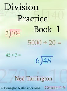 Division Practice Book 1, Grades 4-5
