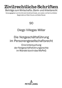 Die Notgeschaeftsfuehrung im Personengesellschaftsrecht