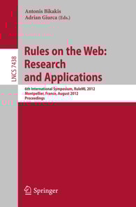 Rules on the Web: Research and Applications