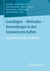 Grundlagen - Methoden - Anwendungen in den Sozialwissenschaften