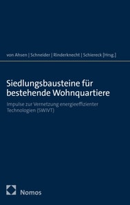 Siedlungsbausteine fur bestehende Wohnquartiere