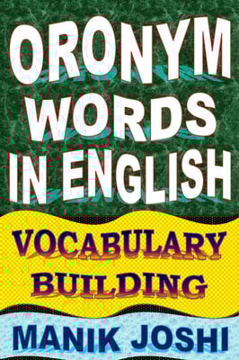 Oronym Words in English: Vocabulary Building