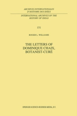 Letters of Dominique Chaix, Botanist-Cure