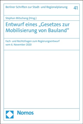 Entwurf eines "Gesetzes zur Mobilisierung von Bauland"