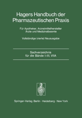 Sachverzeichnis für die Bände I–III, VIIA