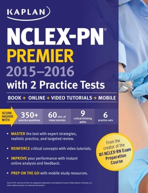 NCLEX-PN Premier 2015-2016 with 2 Practice Tests