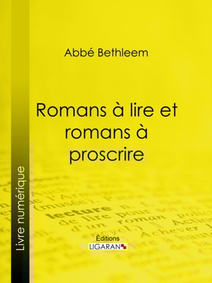 Romans à lire et romans à proscrire