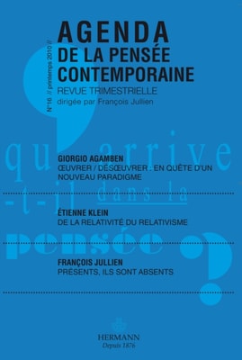 Agenda de la pensée contemporaine, n°16