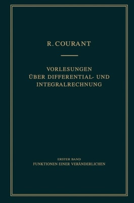 Vorlesungen über Differential- und Integralrechnung