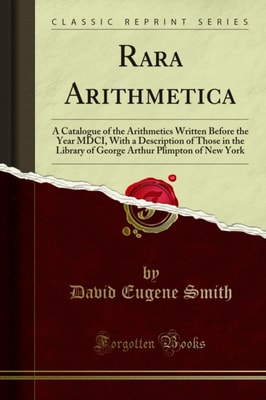 Rara Arithmetica