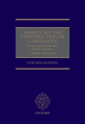 McMeel on The Construction of Contracts