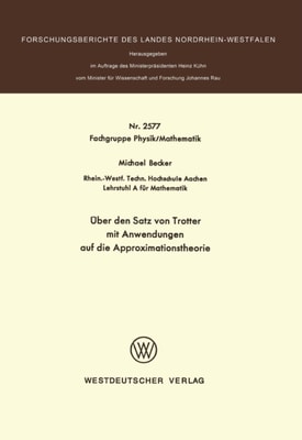Über den Satz von Trotter mit Anwendungen auf die Approximationstheorie