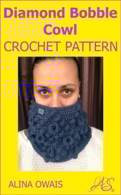 Diamond Bobble Cowl Crochet Pattern