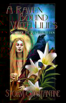 Raven Bound With Lillies