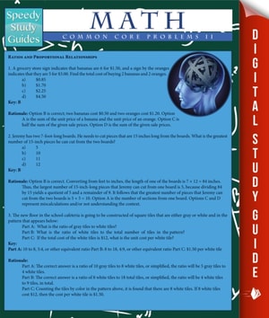 Math Common Core Problems Il (Speedy Study Guides)