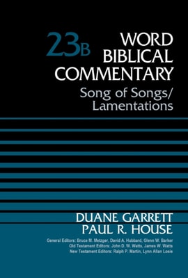 Song of Songs and Lamentations, Volume 23B