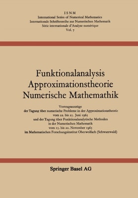 Funktionalanalysis Approximationstheorie Numerische Mathematik