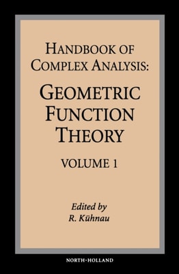 Handbook of Complex Analysis
