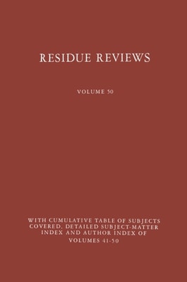 Residue Reviews