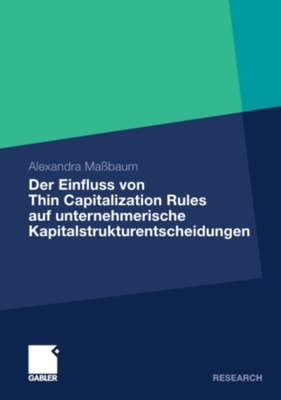 Der Einfluss von Thin Capitalization Rules auf unternehmerische Kapitalstrukturentscheidungen