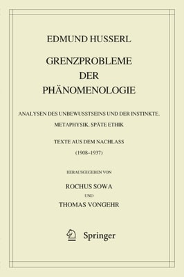 Grenzprobleme der Phänomenologie