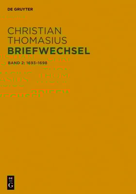 Briefe 1693–1698