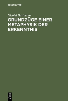 Grundzüge einer Metaphysik der Erkenntnis