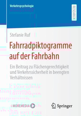 Fahrradpiktogramme auf der Fahrbahn