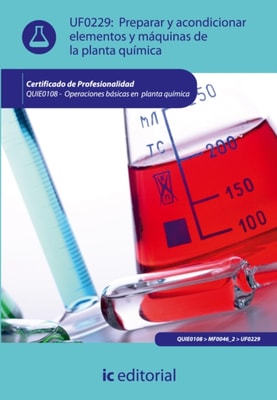 Preparar y acondicionar elementos y maquinas de la planta quimica. QUIE0108