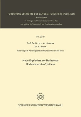 Neue Ergebnisse zur Hochdruck-Hochtemperatur-Synthese