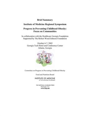 Progress in Preventing Childhood Obesity