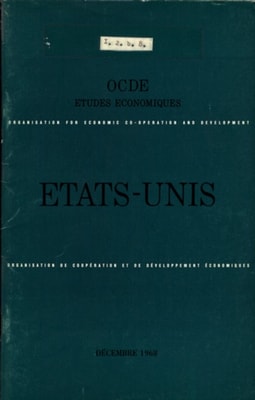 Etudes economiques de l'OCDE : Etats-Unis 1968
